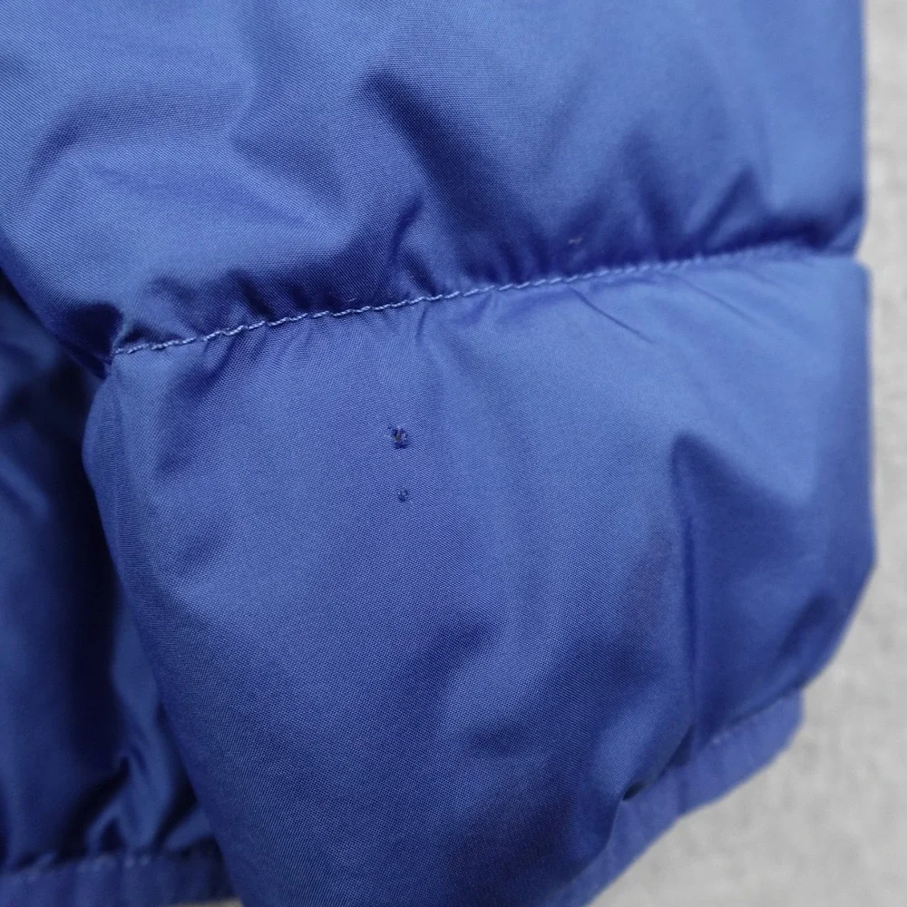 The North Face Puffer Jacket Boys XL Blue 550 Down Full Zip Outdoor Hike